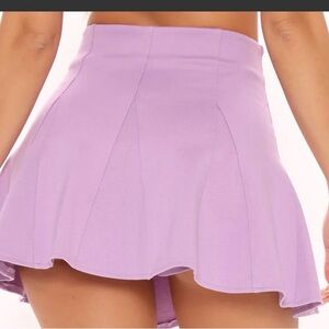 Fashion Nova Lavender short skort